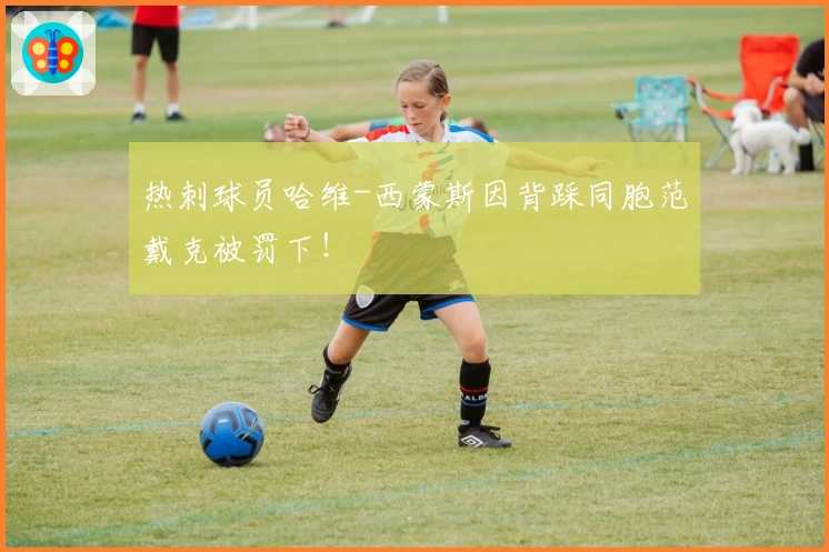 热刺球员哈维-西蒙斯因背踩同胞范戴克被罚下！